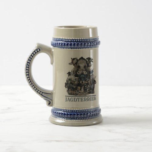 German Hunting Terrier    Beer Stein