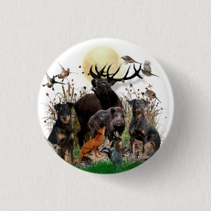 German Hunting Terrier Button
