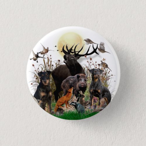 German Hunting Terrier Button