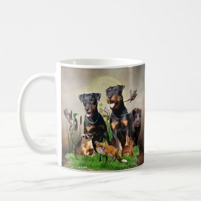 German Hunting Terrier (Jagdterrier)   Coffee Mug (Left)