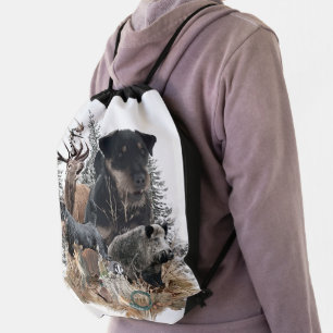 German Hunting Terrier (Jagdterrier) Drawstring Bag