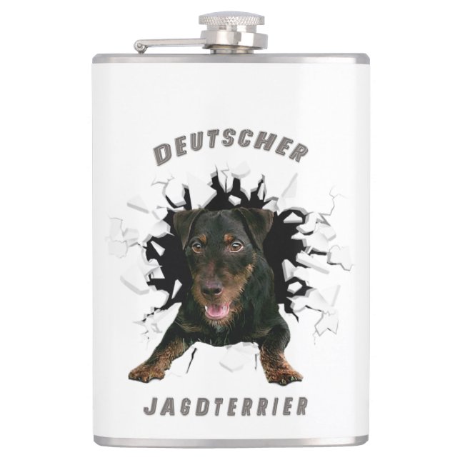 German Hunting Terrier (Jagdterrier)    Flask (Front)