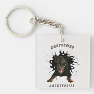 German Hunting Terrier (Jagdterrier) Keychain