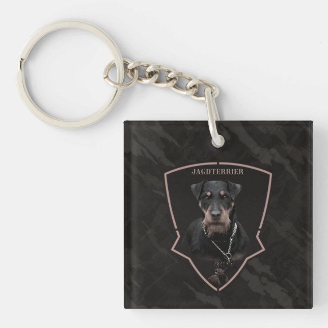 German Hunting Terrier (Jagdterrier)Keychain Keychain (Front)