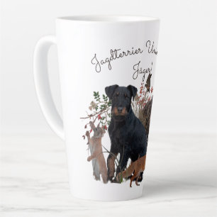 German Hunting Terrier (Jagdterrier) Latte Mug