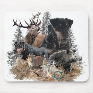 German Hunting Terrier (Jagdterrier) Mouse Pad