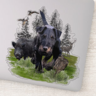 German Hunting Terrier (Jagdterrier)   Sticker