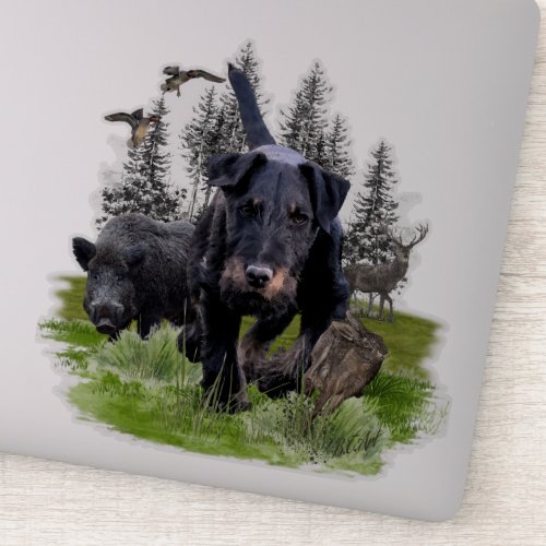 German Hunting Terrier Jagdterrier   Sticker