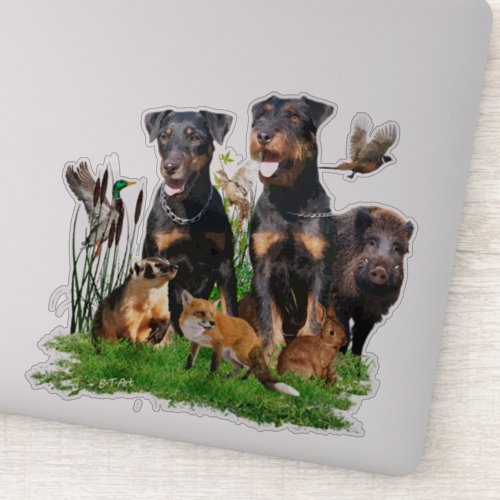 German Hunting Terrier Jagdterrier Sticker