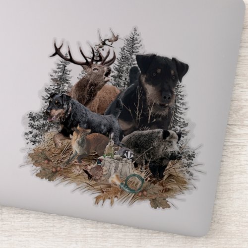 German Hunting Terrier Jagdterrier   Sticker