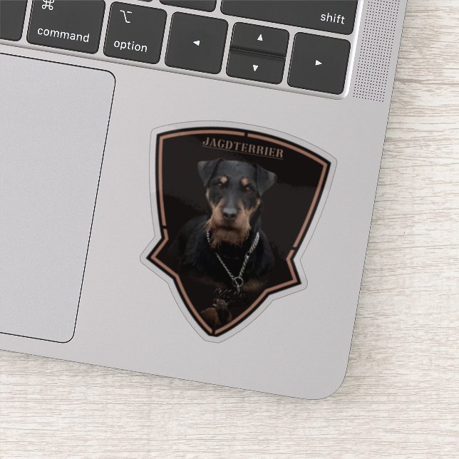 German Hunting Terrier (Jagdterrier)  Sticker (Detail)