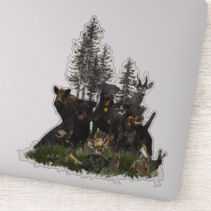 German Hunting Terrier (Jagdterrier) Sticker