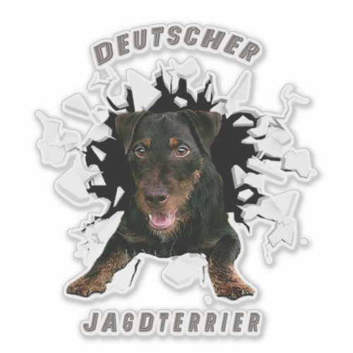 German Hunting Terrier Jagdterrier   Sticker