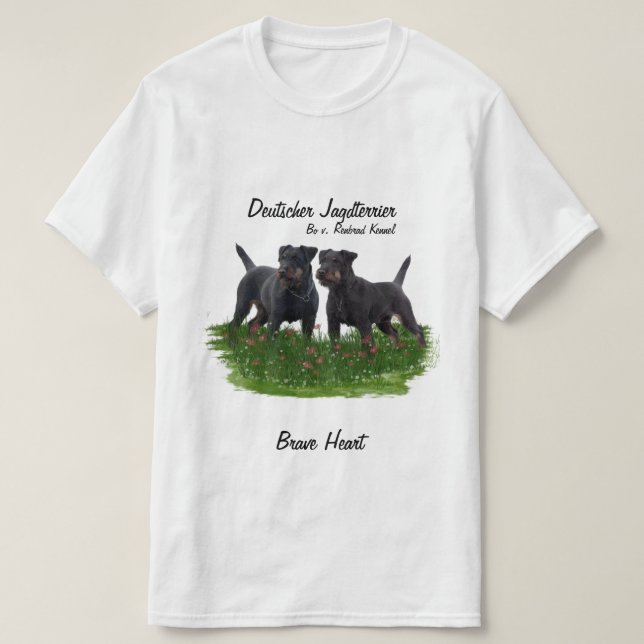 German Hunting Terrier (Jagdterrier)  T-Shirt (Design Front)
