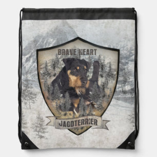 German Hunting Terrier (Jagdterrier) T-Shirt Truc Drawstring Bag