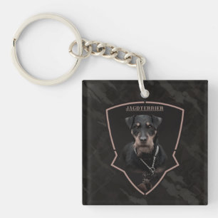 German Hunting Terrier (Jagdterrier)  T-Shirt Truc Keychain