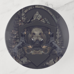 German Hunting Terrier (Jagdterrier) Trinket Tray