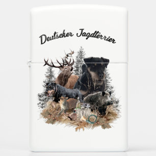 German Hunting Terrier (Jagdterrier) Zippo Lighter