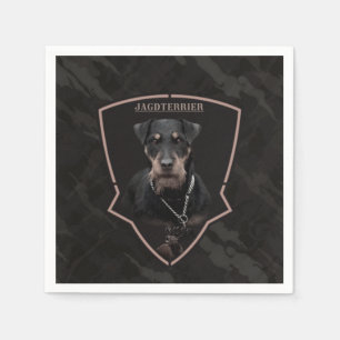 German Hunting Terrier, The Jagdterrier , Art Napkins