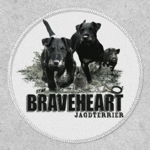German Hunting Terrier, The Jagdterrier , Art  Patch