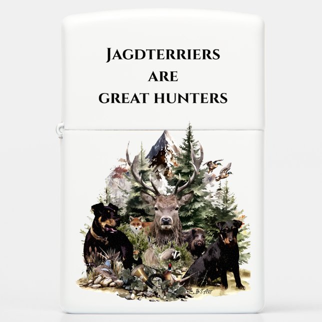 German Hunting Terriers  Zippo Lighter (Front)