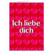 German - I love you (Front)