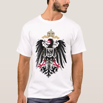 German Imperial Eagle T-shirt by GrooveMaster at Zazzle