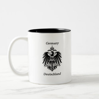 German Imperial Eagle Two-Tone Coffee Mug