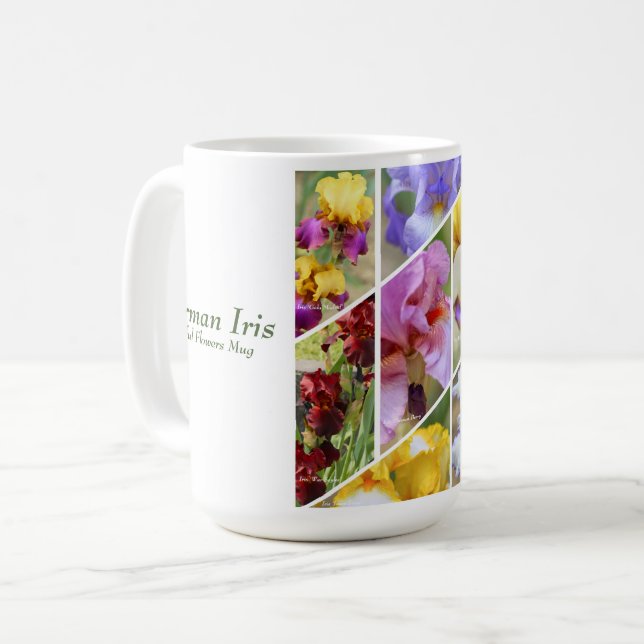 German iris [FLOWER] Coffee Mug (Front Left)