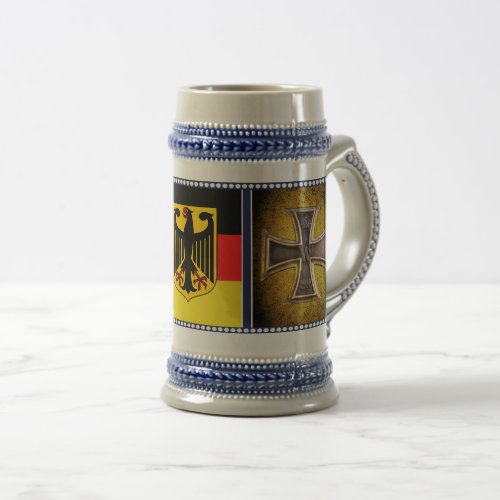 German Iron cross cross of iron Germany Beer Stein