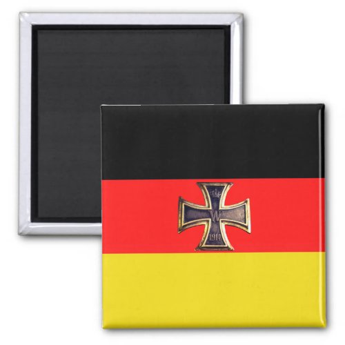 German Iron Cross of German flag Germany Magnet