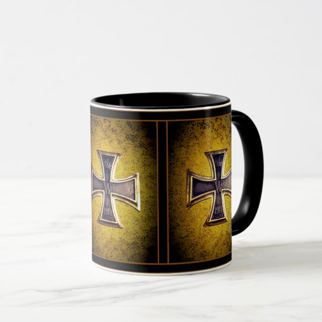 German, Iron Cross of German flag, Germany Mug (Front Right)