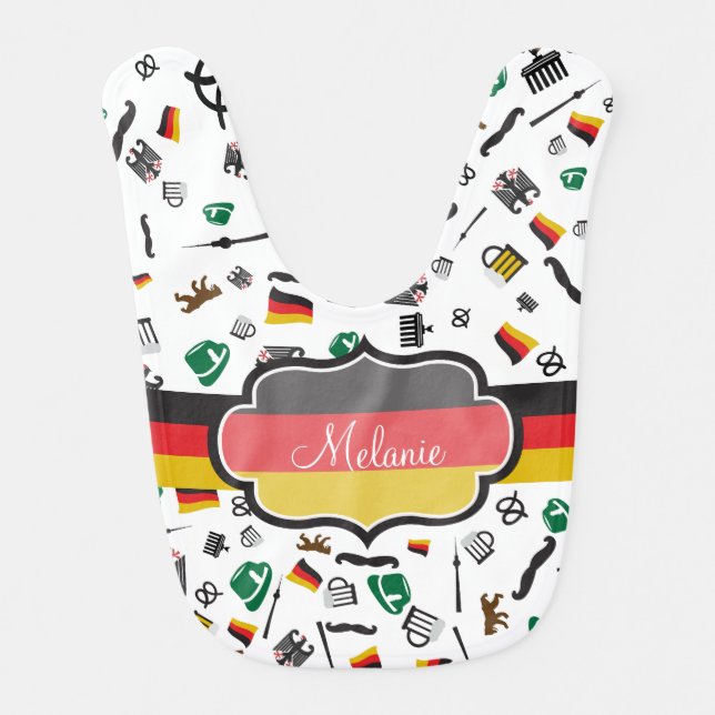 German items with Flag of Germany Bib (Front)