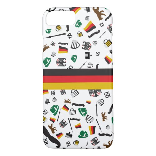 German items with Flag of Germany iPhone 87 Case