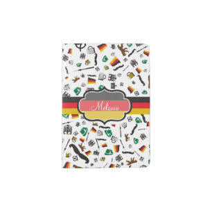 German items with Flag of Germany Passport Holder