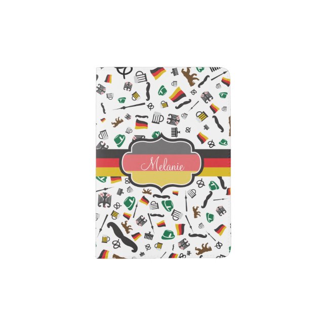 German items with Flag of Germany Passport Holder (Front)