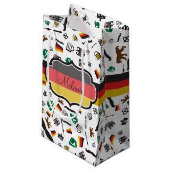 German Items With Flag Of Germany Small Gift Bag by Bloemmie29 at Zazzle