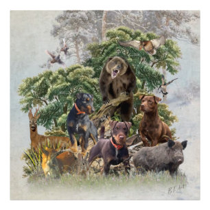 German Jagdterrier , Always ready to hunt Photo Print