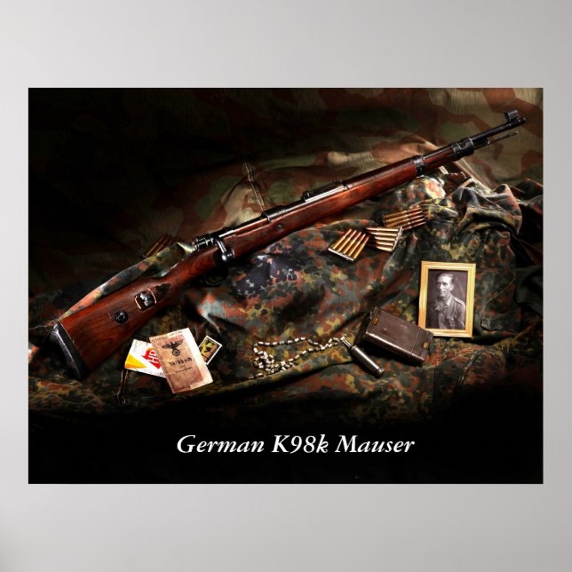 German K98k Mauser Poster (Front)