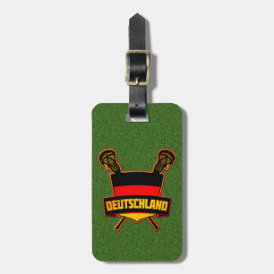 German Lacrosse Luggage Tag Template