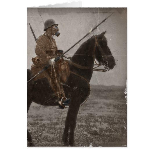 German Lancer on Horseback Cards (Front)