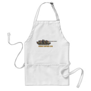 GERMAN LEOPARD TANK. ADULT APRON