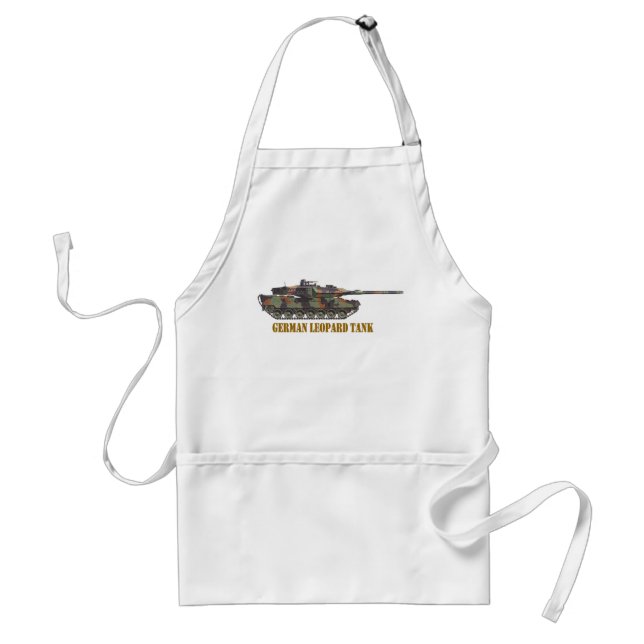 GERMAN LEOPARD TANK. ADULT APRON (Front)