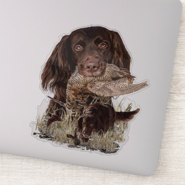 German Longhaired Pointer   Sticker (Detail)