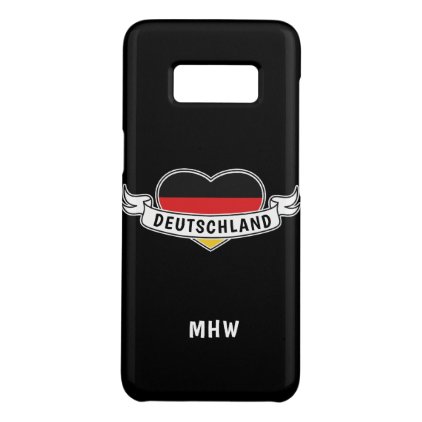 German Love custom monogram phone cases