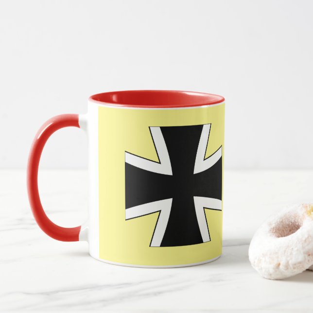 German Luftwaffe Roundel Coffee Mug (With Donut)