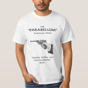 German Luger "Parabellum" Pistol Vintage graphic T-Shirt
