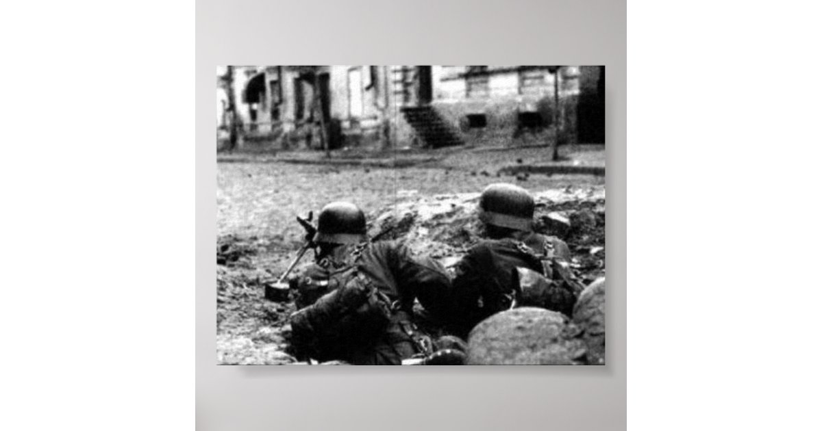 German Machine Gun Nest Poster Zazzle
