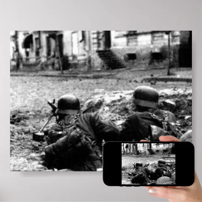 German Machine Gun Nest Poster Zazzle