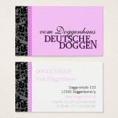 German Mastiff Business Cards (Front & Back)